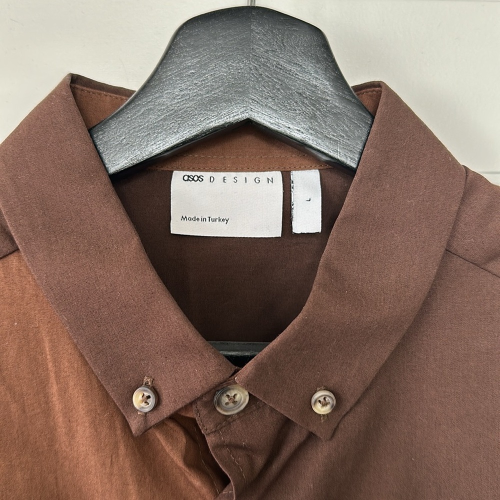 ASOS Colorblock Button Up Shirt - Picture 2 of 4